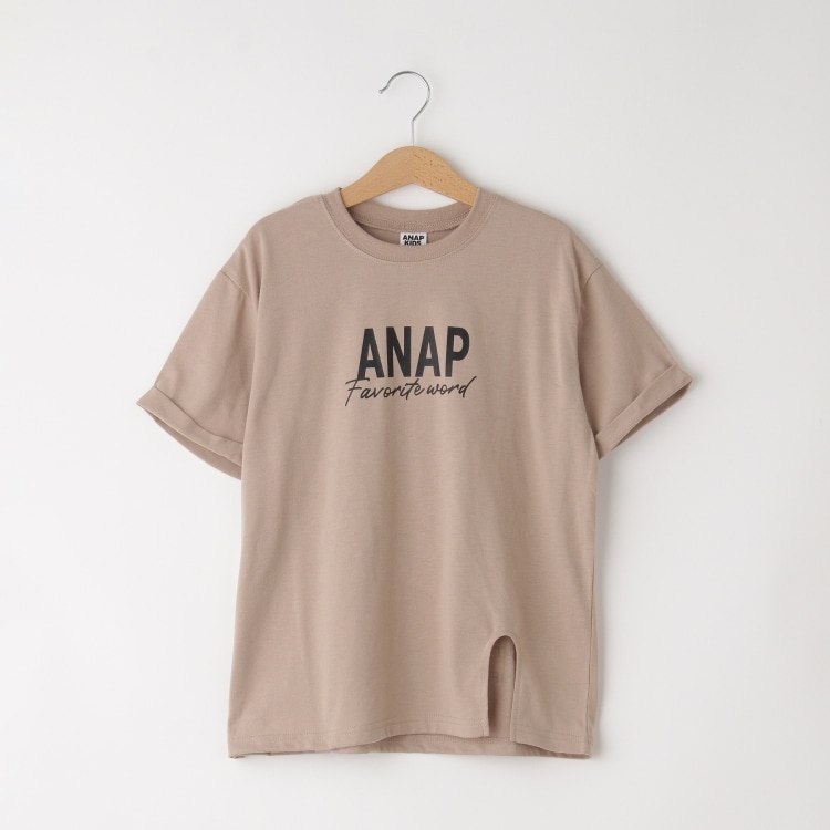 オフプライスストア(キッズ)(OFF PRICE STORE(Kids))のANAP KIDS（アナップキッズ） スリット入りロゴTシャツ