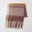 オフプライスストア(ファッショングッズ)(OFF PRICE STORE(Fashion Goods))のBou Jeloud 大判チェックストール ベージュ(052)