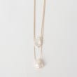オフプライスストア(ファッショングッズ)(OFF PRICE STORE(Fashion Goods))のBou Jeloud 2連バロックパール調モチーフネックレス1
