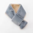 オフプライスストア(ファッショングッズ)(OFF PRICE STORE(Fashion Goods))のestaa バイカラー片さしティペット ブルー(091)