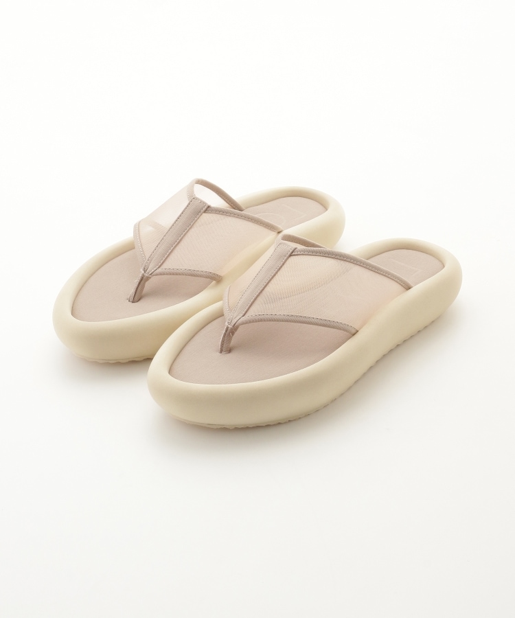 オフプライスストア(ファッショングッズ)(OFF PRICE STORE(Fashion Goods))のEVOL（イーボル） メッシュサンダル アイボリー(504)