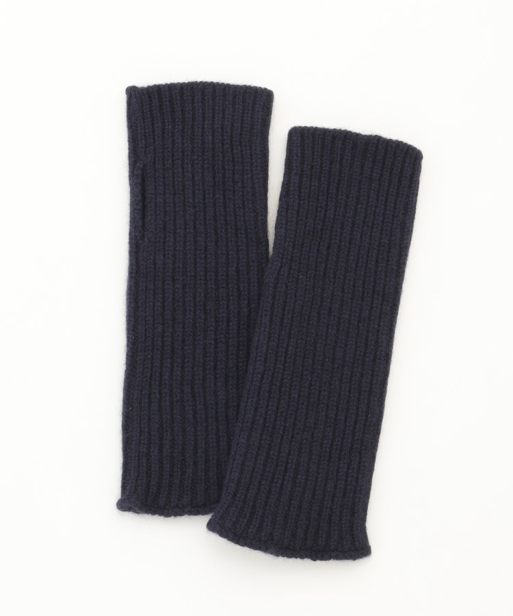 オフプライスストア(ファッショングッズ)(OFF PRICE STORE(Fashion Goods))のJoshua Elis（ジョシュア エリス） リブ編みアームウォーマー ネイビー(093)