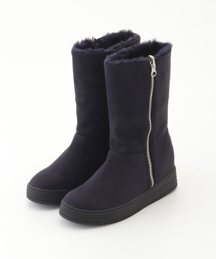 オフプライスストア(ファッショングッズ)(OFF PRICE STORE(Fashion Goods))のMUUM (ムーム） 裏起毛レザー調ジップブーツ1