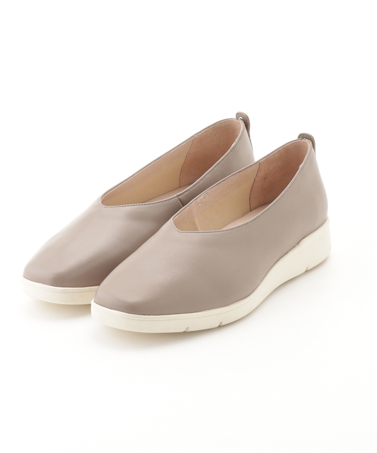 オフプライスストア(ファッショングッズ)(OFF PRICE STORE(Fashion Goods))のANYO（エーエヌワイオー） スムースフラットシューズ グレージュ(011)