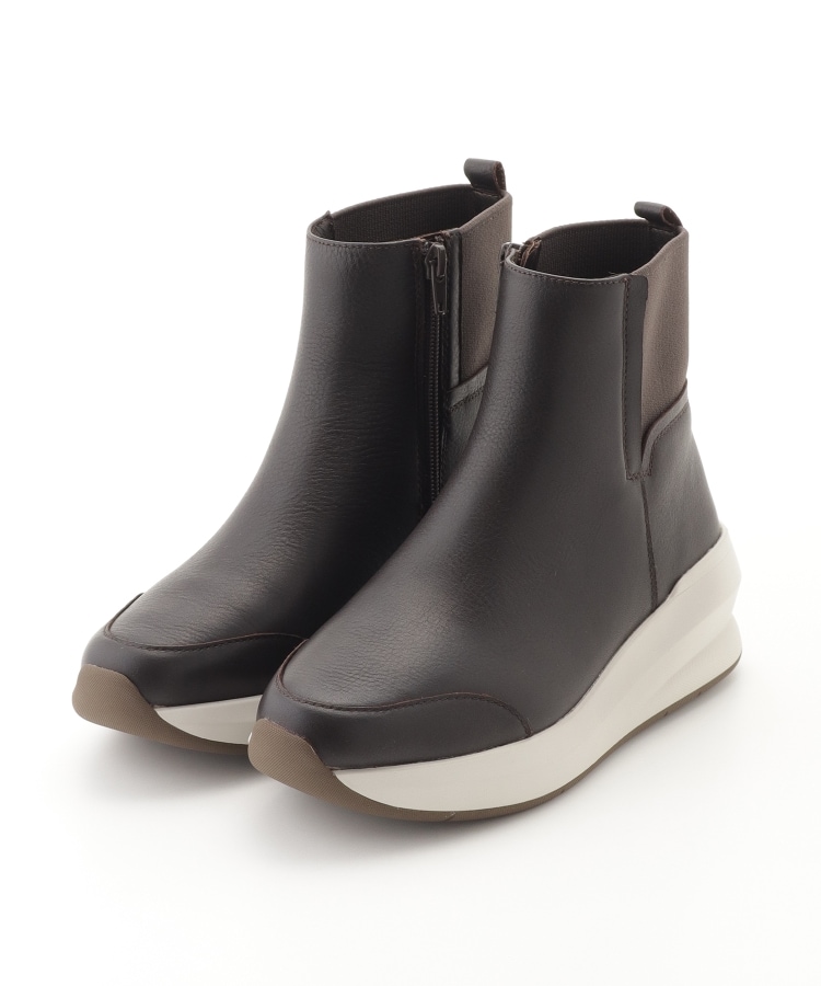 オフプライスストア(ファッショングッズ)(OFF PRICE STORE(Fashion Goods))のANYO（エーエヌワイオー） スムース厚底ブーツ ダークブラウン(014)