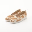 オフプライスストア(ファッショングッズ)(OFF PRICE STORE(Fashion Goods))のANYO（エーエヌワイオー） アニマル柄フラットシューズ ベージュ(052)