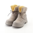 オフプライスストア(ファッショングッズ)(OFF PRICE STORE(Fashion Goods))のby あしながおじさん（あしながおじさん） 厚底裏起毛レースアップブーツ【SALE/カジュアル/デイリー/トレンド/きれいめカジュアル】 ライトグレー(010)