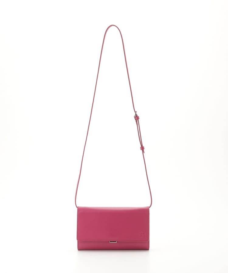 オフプライスストア(ファッショングッズ)(OFF PRICE STORE(Fashion Goods))のGRES（グレ） お財布レザーショルダーバッグ【SALE/カジュアル/デイリー/トレンド/きれいめカジュアル】 ピンク(072)