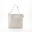 オフプライスストア(ファッショングッズ)(OFF PRICE STORE(Fashion Goods))のLaquoh（ラ・クーオ） スクエアトートバッグ ライトグレー(013)