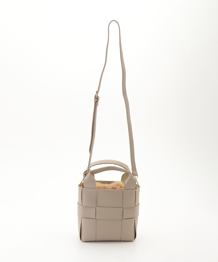 オフプライスストア(ファッショングッズ)(OFF PRICE STORE(Fashion Goods))のcachellier(カシェリエ） 巾着付きショルダーバッグ グレージュ(014)