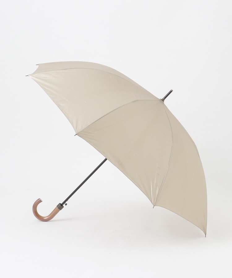 オフプライスストア(ファッショングッズ)(OFF PRICE STORE(Fashion Goods))のスギタ シンプル光沢晴雨兼用傘 ベージュ(052)