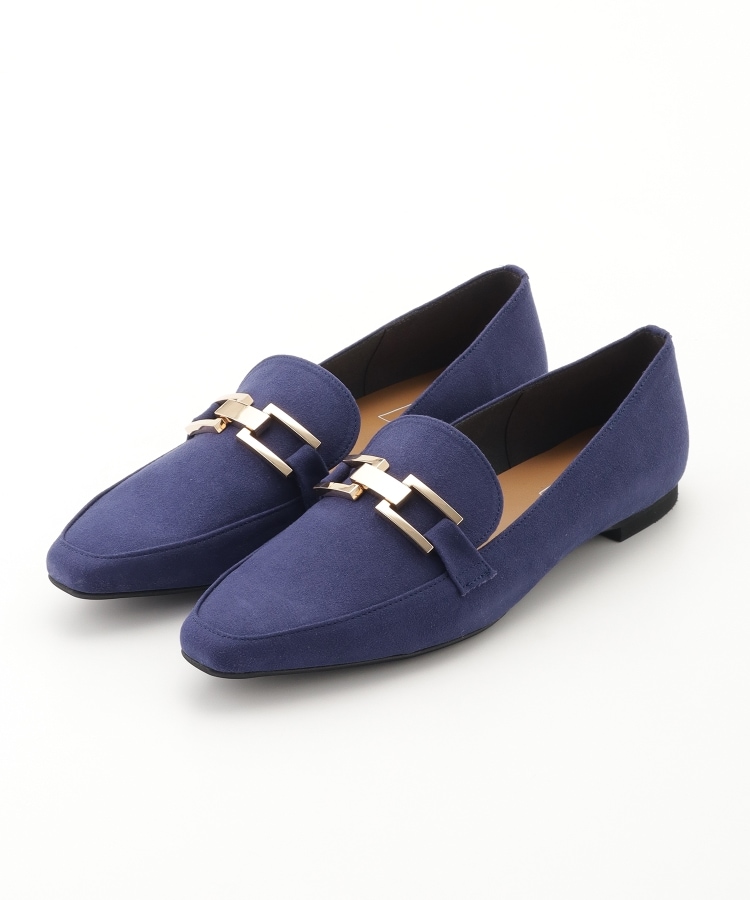 オフプライスストア(ファッショングッズ)(OFF PRICE STORE(Fashion Goods))のｎｏｙａｕ（ノヤウ） モチーフ付きフラットパンプス パープル(083)