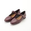 オフプライスストア(ファッショングッズ)(OFF PRICE STORE(Fashion Goods))のｎｏｙａｕ（ノヤウ） ストラップフラットパンプス ワイン(062)