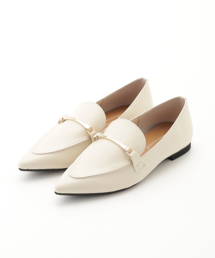 オフプライスストア(ファッショングッズ)(OFF PRICE STORE(Fashion Goods))のｎｏｙａｕ（ノヤウ） モチーフ付きフラットパンプス アイボリー(004)