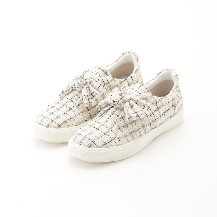 オフプライスストア(ファッショングッズ)(OFF PRICE STORE(Fashion Goods))のMUUM (ムーム） リボンモチーフスニーカー【SALE/カジュアル/デイリー/トレンド/きれいめカジュアル/スポーティースタイル】 スニーカー