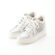 オフプライスストア(ファッショングッズ)(OFF PRICE STORE(Fashion Goods))のMUUM (ムーム） ビジュー付きインヒールスニーカー【SALE/カジュアル/デイリー/トレンド/きれいめカジュアル】 ホワイト(003)