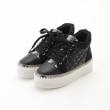 オフプライスストア(ファッショングッズ)(OFF PRICE STORE(Fashion Goods))のMUUM (ムーム） コンビハイカットスニーカー ブラック(019)