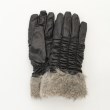 オフプライスストア(ファッショングッズ)(OFF PRICE STORE(Fashion Goods))のトモクニ 裏起毛フェイクファー手袋 ブラック(019)