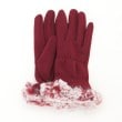 オフプライスストア(ファッショングッズ)(OFF PRICE STORE(Fashion Goods))のトモクニ フェイクファー手袋 レッド(063)