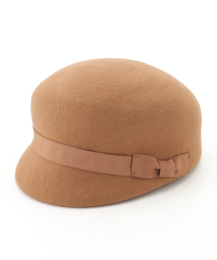オフプライスストア(ファッショングッズ)(OFF PRICE STORE(Fashion Goods))のSHIGEMATSU（シゲマツ） ウールフェルトリボンハット ベージュ(052)