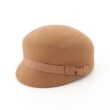 オフプライスストア(ファッショングッズ)(OFF PRICE STORE(Fashion Goods))のSHIGEMATSU（シゲマツ） ウールフェルトリボンハット ベージュ(052)