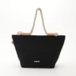 オフプライスストア(ファッショングッズ)(OFF PRICE STORE(Fashion Goods))のｓ＆ｎｄ（セカンド） ロープハンドルキャンバストートバッグ ブラック(019)