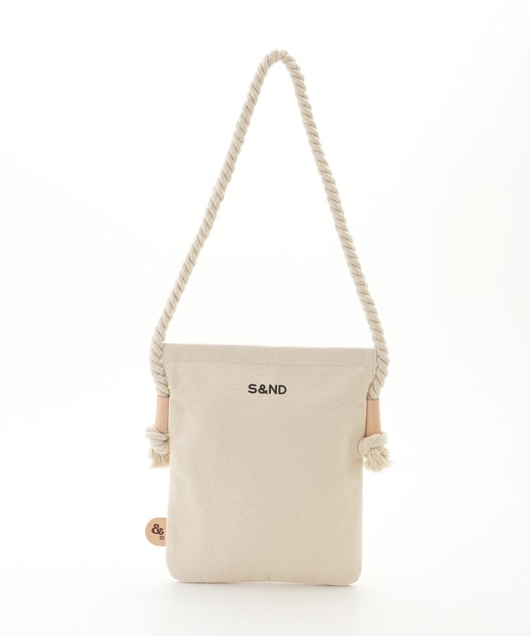 オフプライスストア(ファッショングッズ)(OFF PRICE STORE(Fashion Goods))のｓ＆ｎｄ（セカンド） ロープショルダーキャンバスバッグ ナチュラル(003)