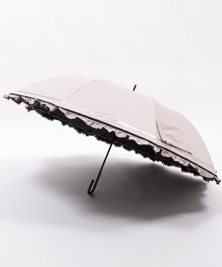 オフプライスストア(ファッショングッズ)(OFF PRICE STORE(Fashion Goods))のスギタ プティフリルショートワイド傘 ピンク(072)