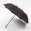 オフプライスストア(ファッショングッズ)(OFF PRICE STORE(Fashion Goods))のスギタ 裾クローバー刺しゅうショートワイド傘 スミクロ(018)