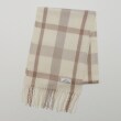 オフプライスストア(ファッショングッズ)(OFF PRICE STORE(Fashion Goods))のMASCLUB（マスクラブ） チェックマフラー(アイボリー) アイボリー(999)