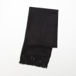 オフプライスストア(ファッショングッズ)(OFF PRICE STORE(Fashion Goods))のestaa（エスタ） エコバッグ付き大判無地ショール ブラック(019)