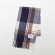 オフプライスストア(ファッショングッズ)(OFF PRICE STORE(Fashion Goods))のestaa（エスタ） とろーりチェック柄ストール ネイビー(094)