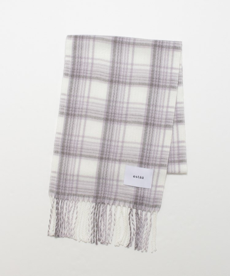 オフプライスストア(ファッショングッズ)(OFF PRICE STORE(Fashion Goods))のestaa（エスタ） パフィーラメマフラー パープル(081)