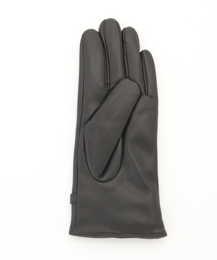 オフプライスストア(ファッショングッズ)(OFF PRICE STORE(Fashion Goods))のMASCLUB（マスクラブ） レザー調ベルト付き手袋(ブラック)2