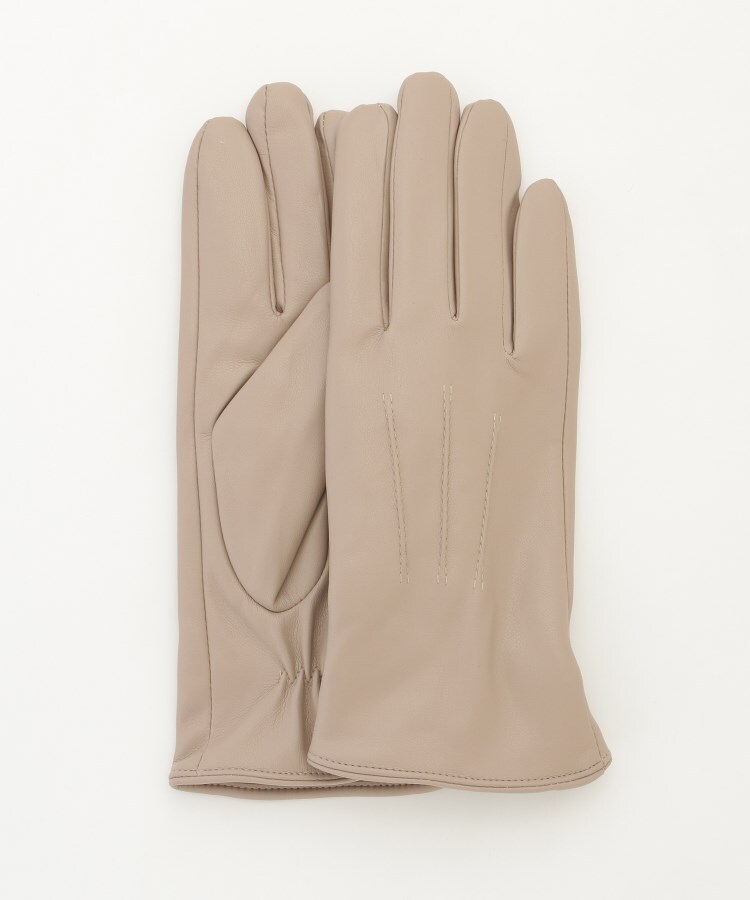 オフプライスストア(ファッショングッズ)(OFF PRICE STORE(Fashion Goods))のMASCLUB（マスクラブ） レザー調手袋(グレージュ)1
