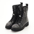 オフプライスストア(ファッショングッズ)(OFF PRICE STORE(Fashion Goods))のKARL LAGERFELD HI LACE BOOT SUTD ブラック(019)