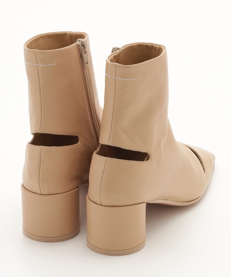 MM6 MAISON MARGIELA(エムエムシックス) 丸ヒールショートブーツ MM6 MAISON MARGIELA(エムエムシックス) 丸ヒールショートブーツ