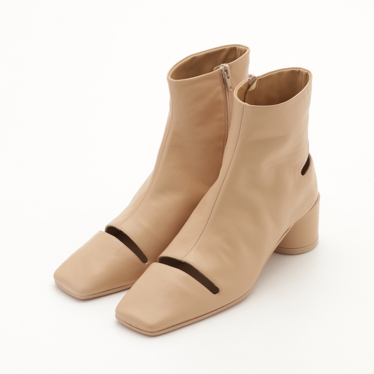 MM6 MAISON MARGIELA(エムエムシックス) 丸ヒールショートブーツ MM6 MAISON MARGIELA(エムエムシックス) 丸ヒールショートブーツ