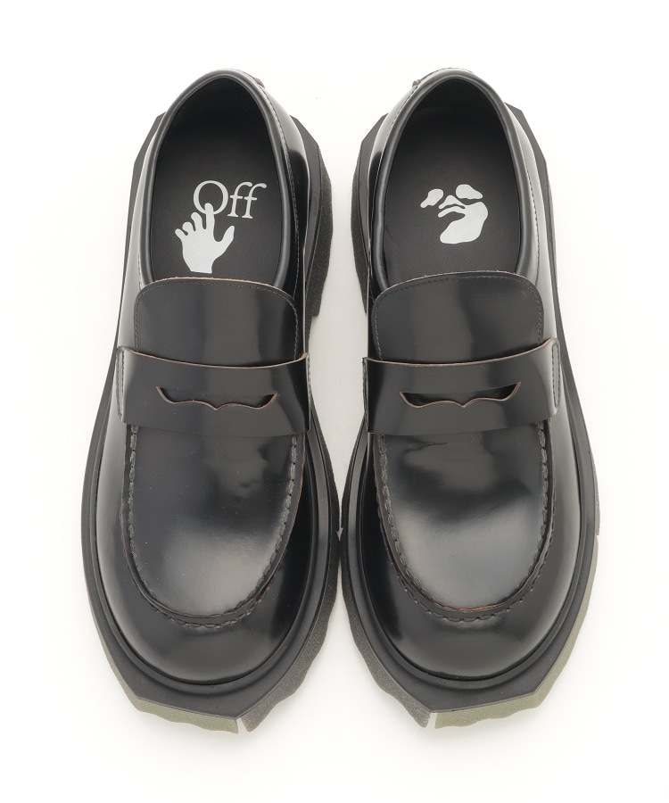 OFF-WHITE™(オフ-ホワイト) CALF SPONGE LOAFER(フラット OFF-WHITE™(オフ-ホワイト) CALF SPONGE LOAFER(フラット