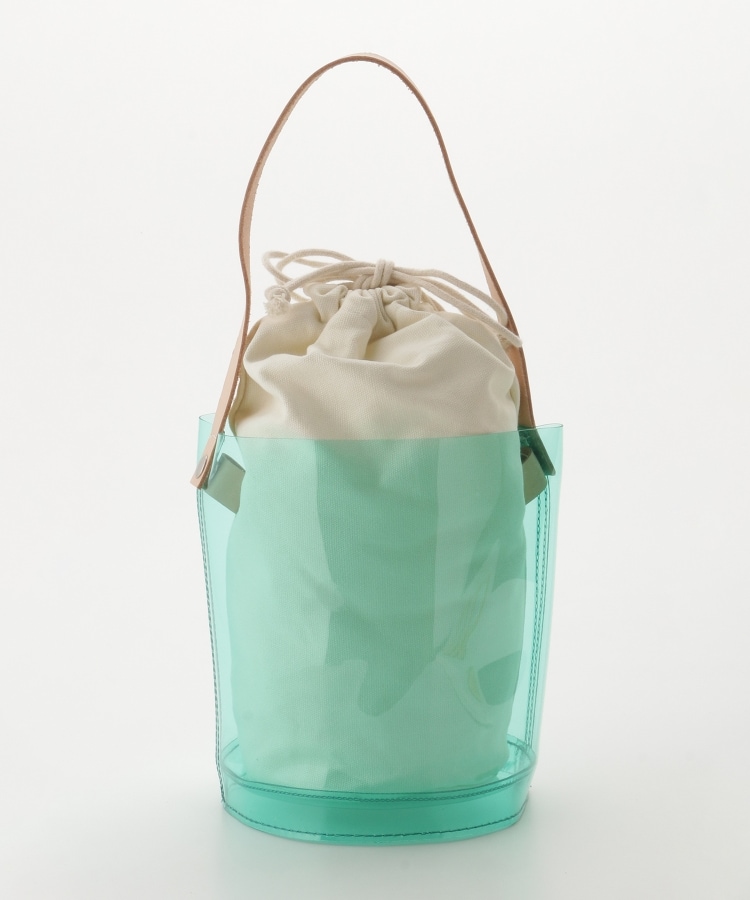 オフプライスストア(ファッショングッズ)(OFF PRICE STORE(Fashion Goods))のEarth Made （アースメイド） 巾着付きクリアBAG（GR）1