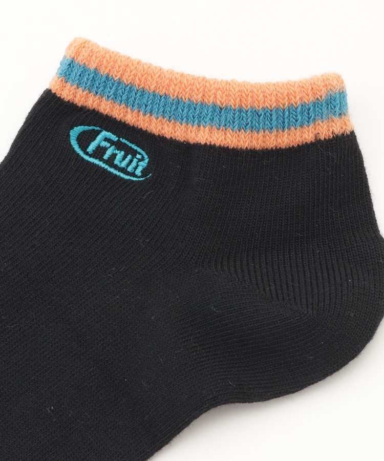 オフプライスストア(ファッショングッズ)(OFF PRICE STORE(Fashion Goods))のFRUIT OF THE LOOM（フルーツ オブ ザ ルーム） 3PAIR　フルーツロゴ刺繍アンクルソックス3