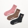 オフプライスストア(ファッショングッズ)(OFF PRICE STORE(Fashion Goods))のDickies（ディッキーズ） 3PAIRS　PACK　ロゴ刺繍クオーターソックス ミックス(999)