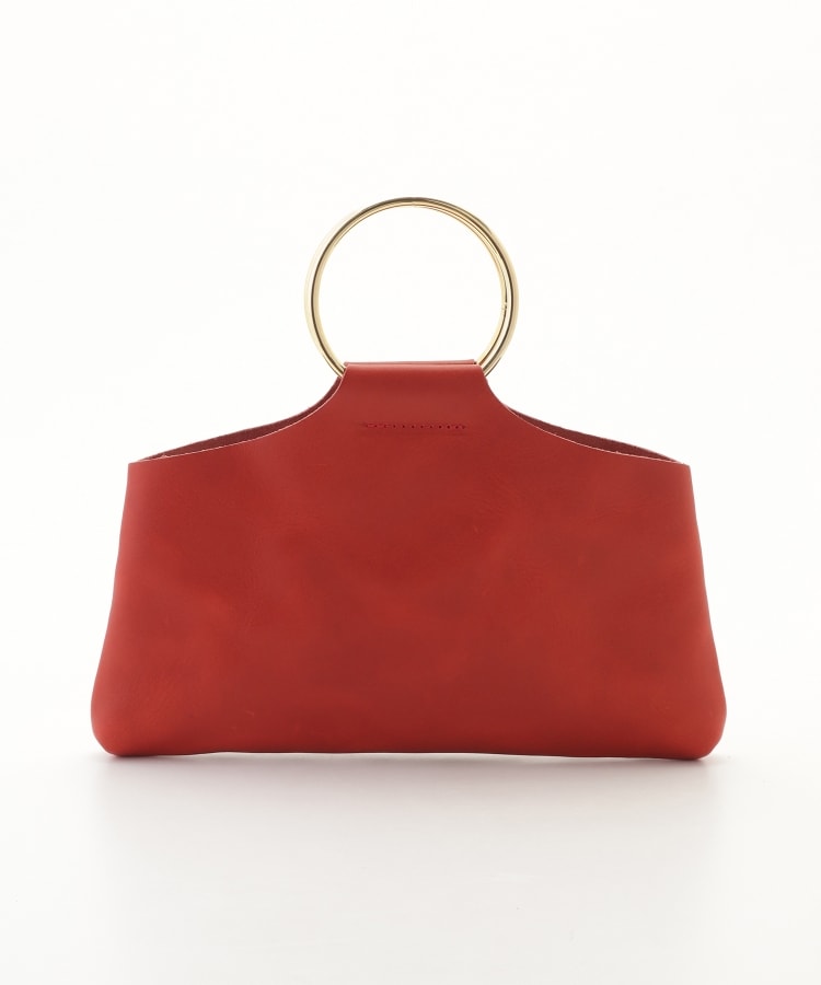 オフプライスストア(ファッショングッズ)(OFF PRICE STORE(Fashion Goods))のcachellier(カシェリエ） リングハンドルハンドバッグ レッド(062)