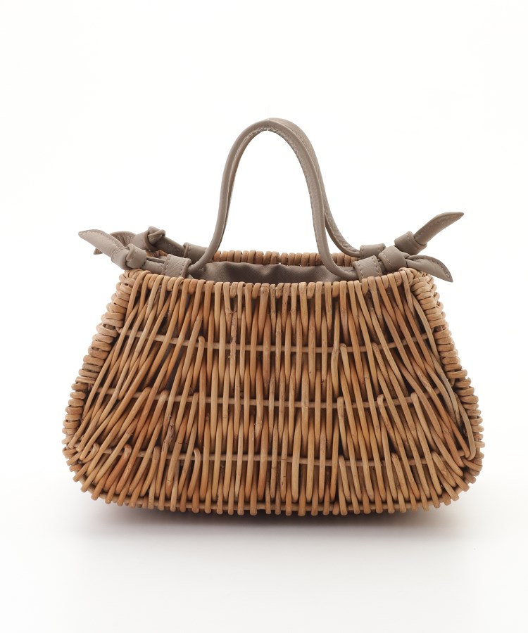 オフプライスストア(ファッショングッズ)(OFF PRICE STORE(Fashion Goods))のcachellier(カシェリエ） 台形カゴバッグ グレージュ(014)