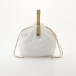 オフプライスストア(ファッショングッズ)(OFF PRICE STORE(Fashion Goods))のEarth Made （アースメイド） メッシュコンパクトバッグ アイボリー(004)