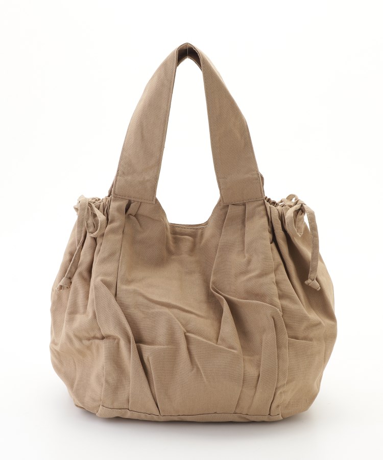 オフプライスストア(ファッショングッズ)(OFF PRICE STORE(Fashion Goods))のEarth Made （アースメイド） リボン付きトートバッグ ベージュ(052)