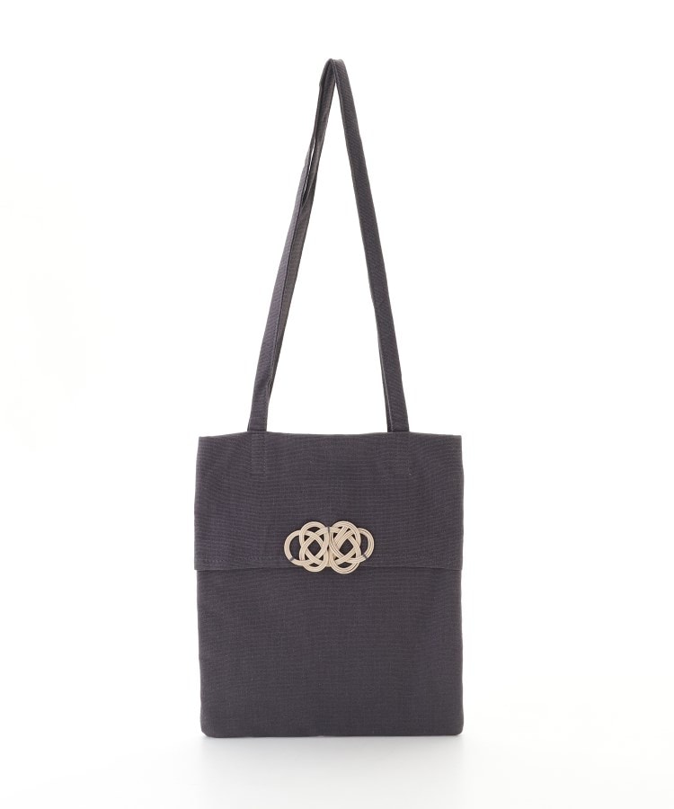 オフプライスストア(ファッショングッズ)(OFF PRICE STORE(Fashion Goods))のEarth Made （アースメイド） 水引トートバッグ グレー(015)