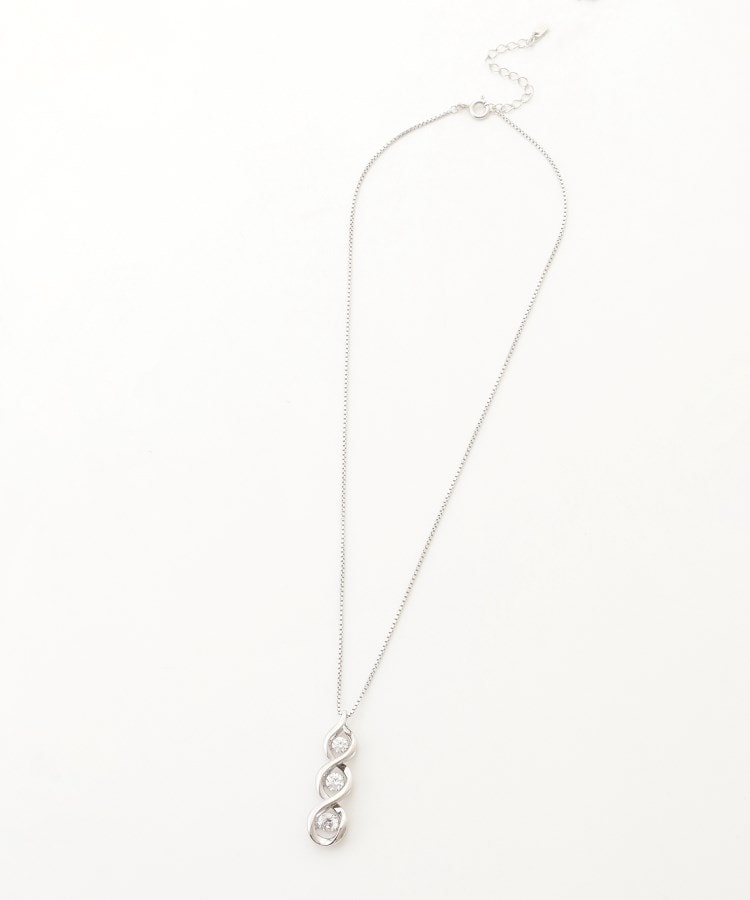 オフプライスストア(ファッショングッズ)(OFF PRICE STORE(Fashion Goods))のCrossfor New York(クロスフォーニューヨーク) ダンシングストーンネックレス【SALE/セール/カジュアル/デイリー/トレンド】 シルバー(999)