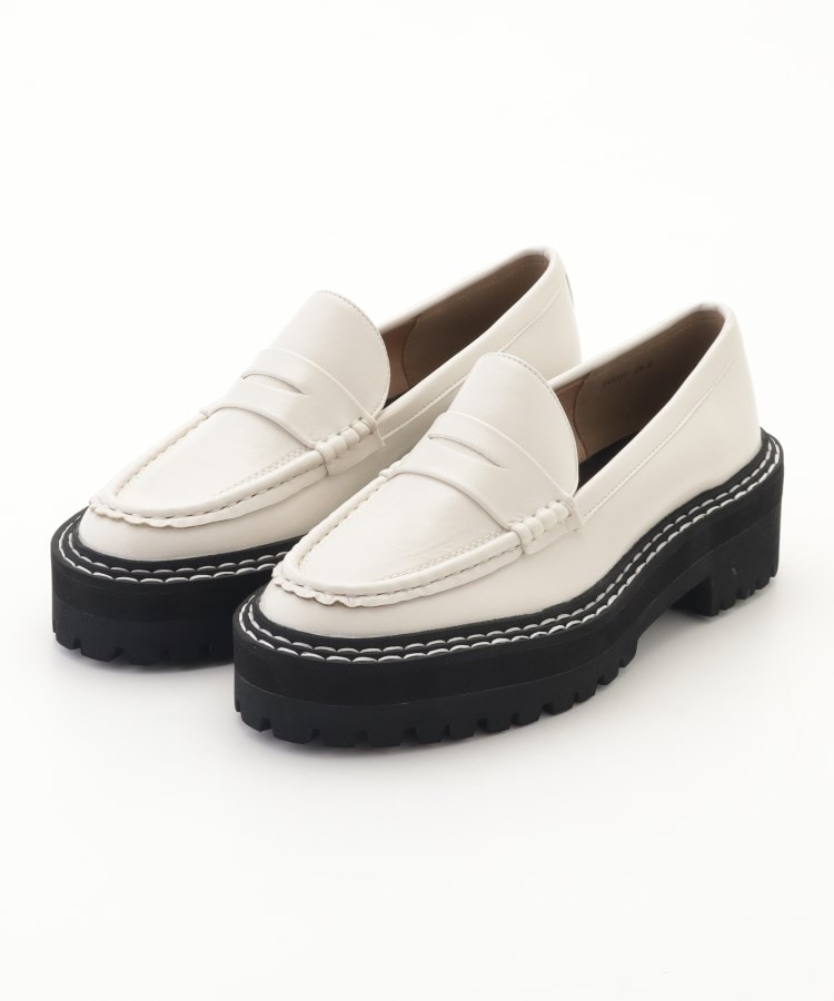 オフプライスストア(ファッショングッズ)(OFF PRICE STORE(Fashion Goods))のEVOL（イーボル） 厚底シューズ アイボリー(004)