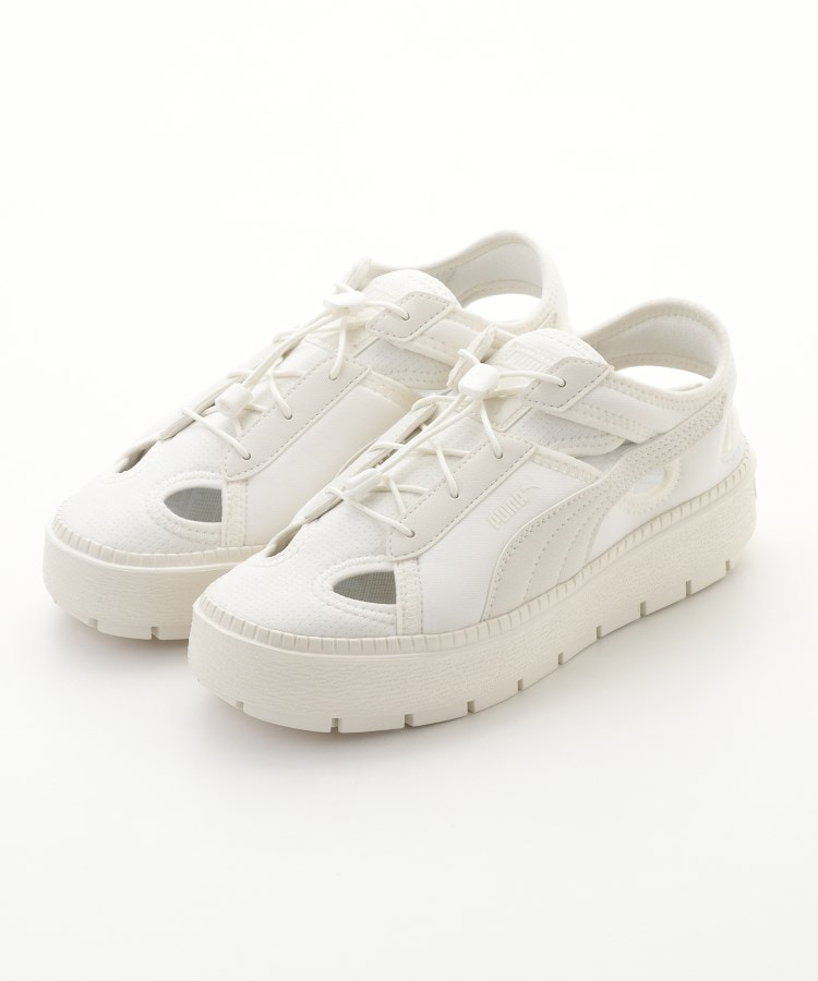 オフプライスストア(ファッショングッズ)(OFF PRICE STORE(Fashion Goods))のPUMA（プーマ） プラットフォームトレースライトミュール　MU ホワイト(002)